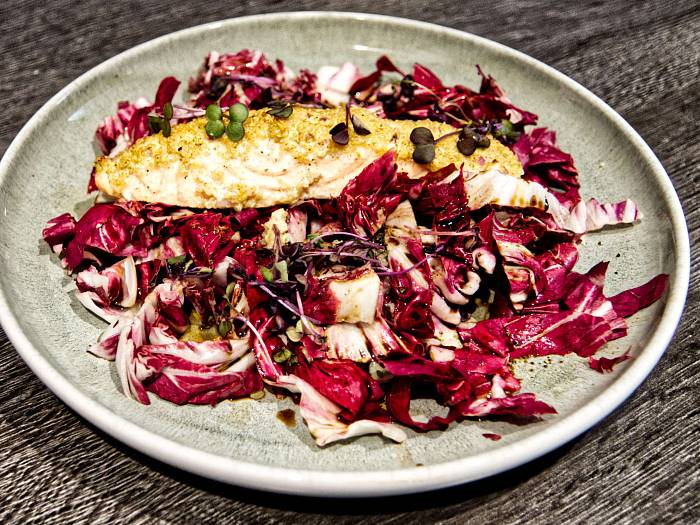 Lachs mit Quinoa-Topping