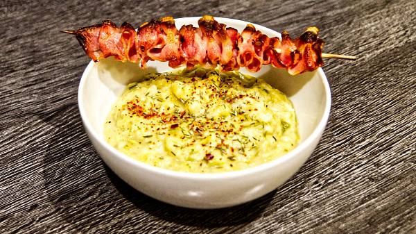 Lauch-Kartoffel-Suppe mit Bacon