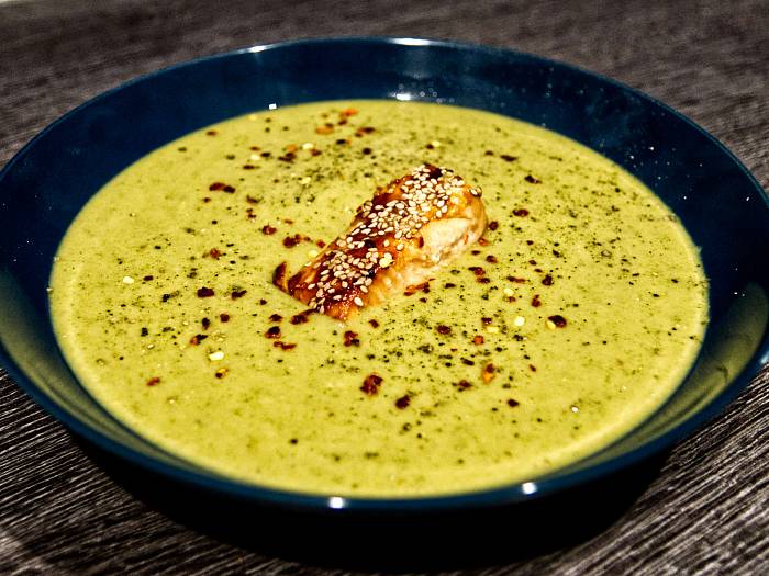 Brokkoli-Frischkäse-Suppe