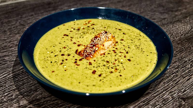 Brokkoli-Frischkäse-Suppe